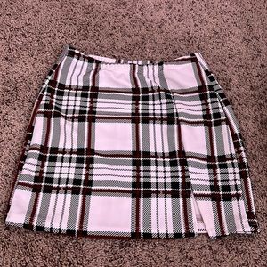 Shein skirt plaid size 4